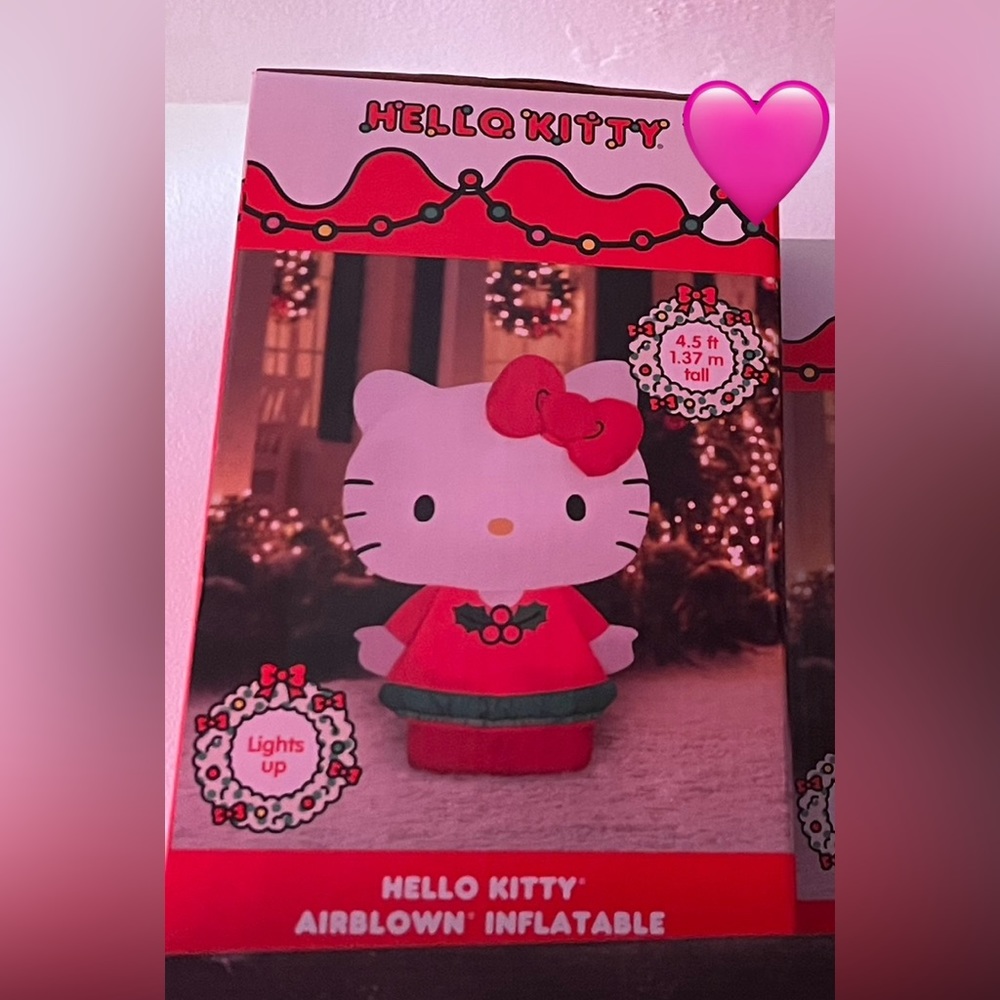 Hello Kitty Christmas Inflatable Santa Suit
